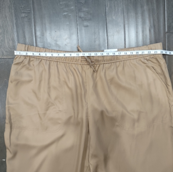 Croft & Barrow Lyocell Relaxed Pull On Drawstring Straight Leg Pants - Picture 11 of 14